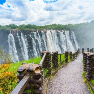 Victoria Falls fra Zambia siden