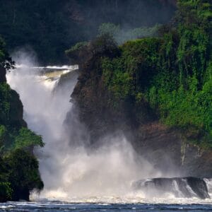 Murchison Falls i Murchison Nationalparken i Uganda