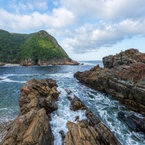 Storms River Mouth på Garden Route Sydafrika