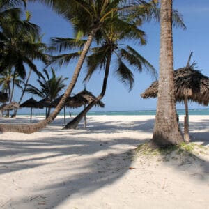Diani Strand på Mombasas Sydkysten