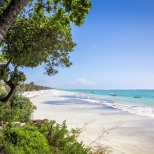 Diani Beach Mombasakysten Kenya