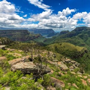 Udsigt over Blyderiver Canyon på Panorama Ruten