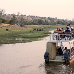 BoatCruiseInTheChobeNationalParkAChannelBetween