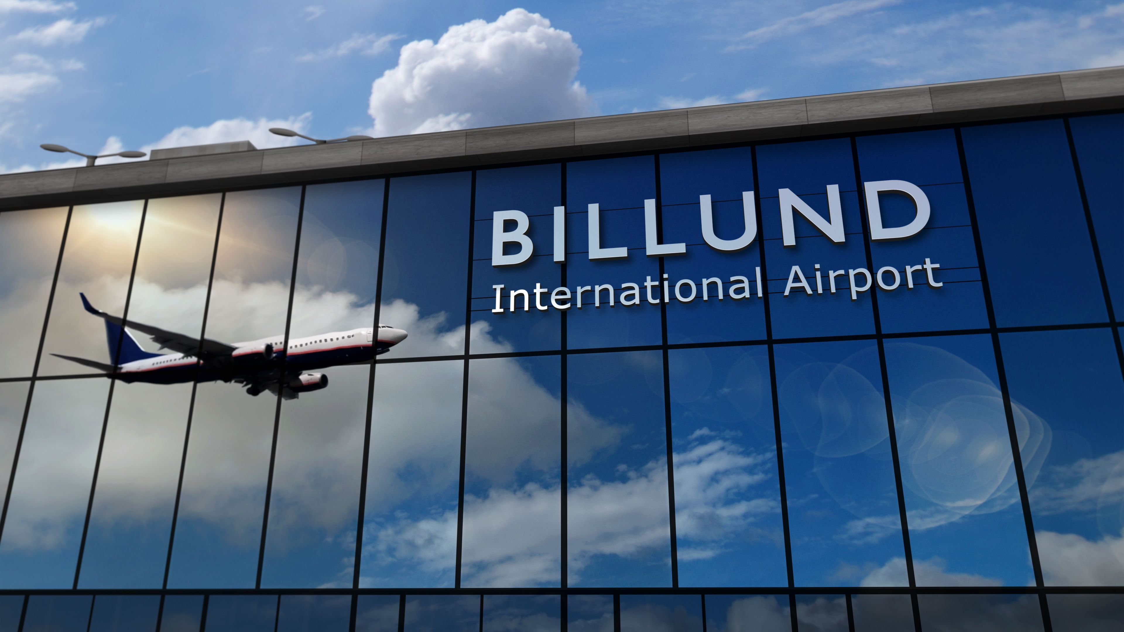Lufthavn side Billund