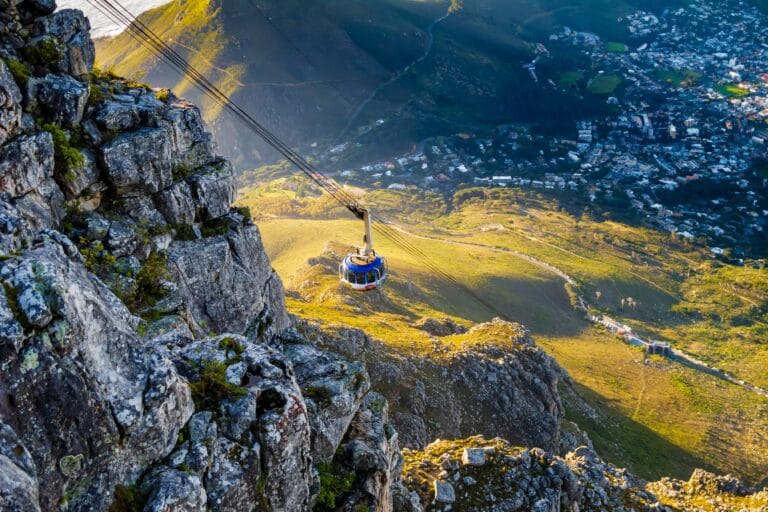 Table Mountain med svævebane