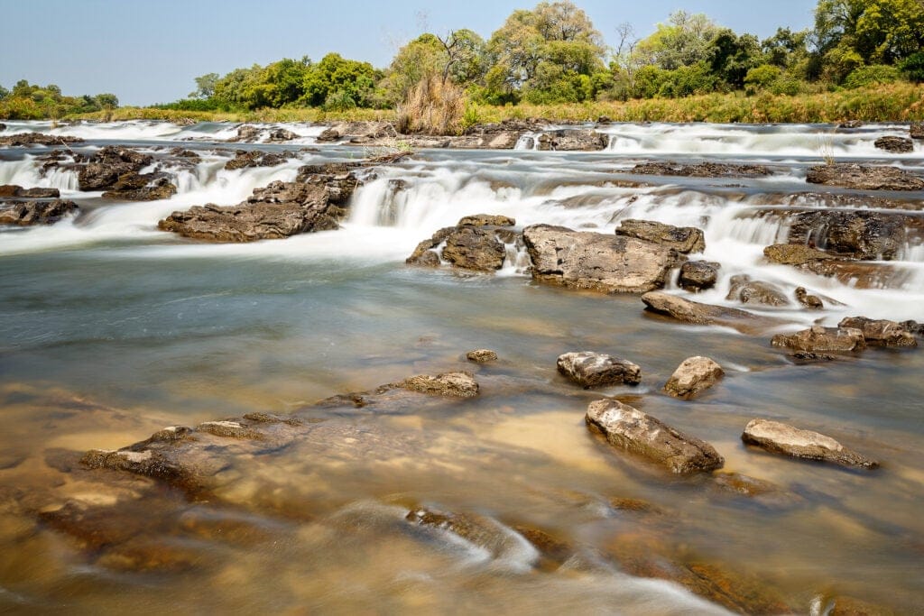 Famous,Popa,Falls,In,Caprivi,,North,Namibia,,With,Long,Exposure » Tembo Safari