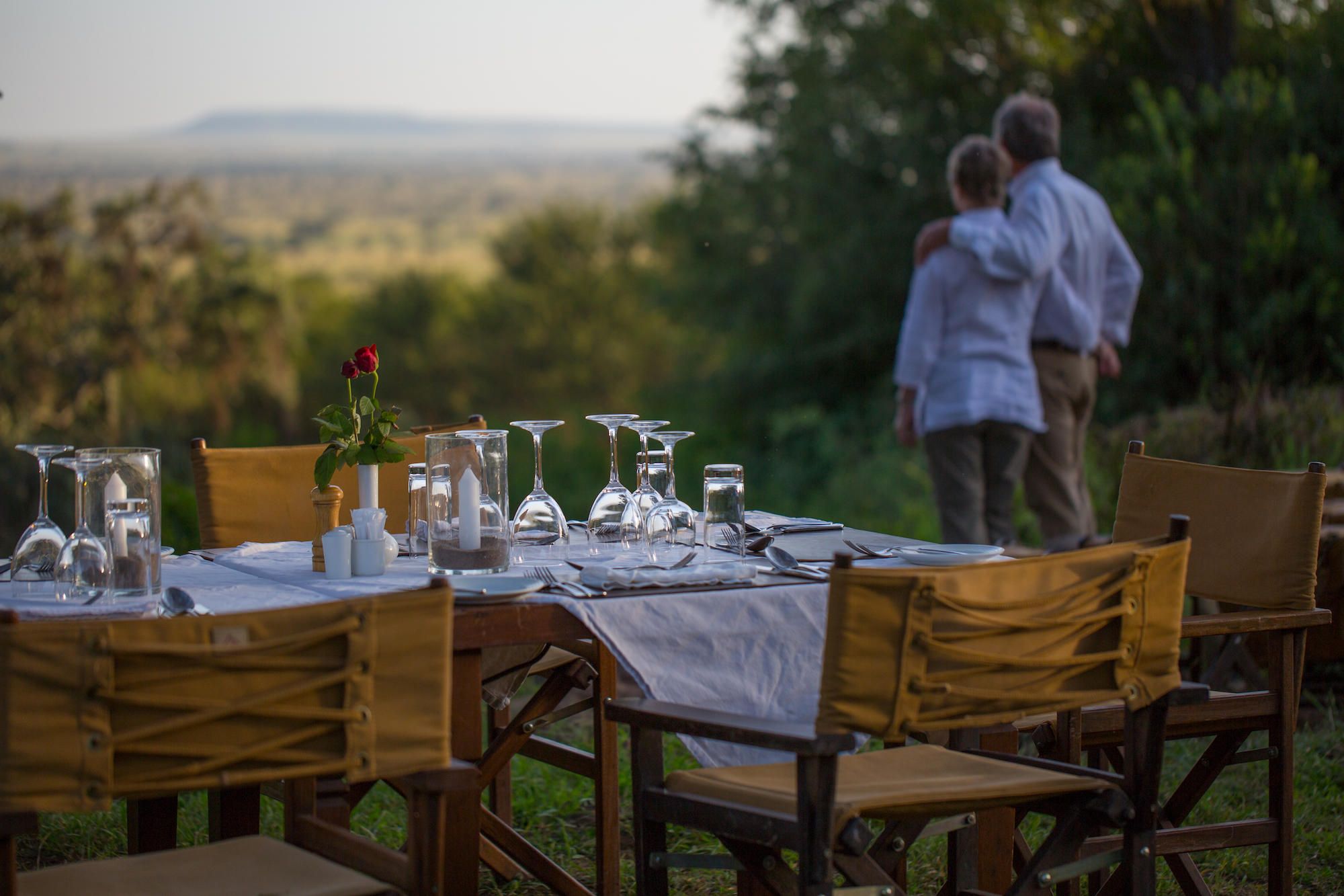 Elewana Serengeti Pioneer Camp Tanzania privat bush dinner » Tembo Safari Elewana Serengeti Pioneer Camp Tanzania privat bush dinner