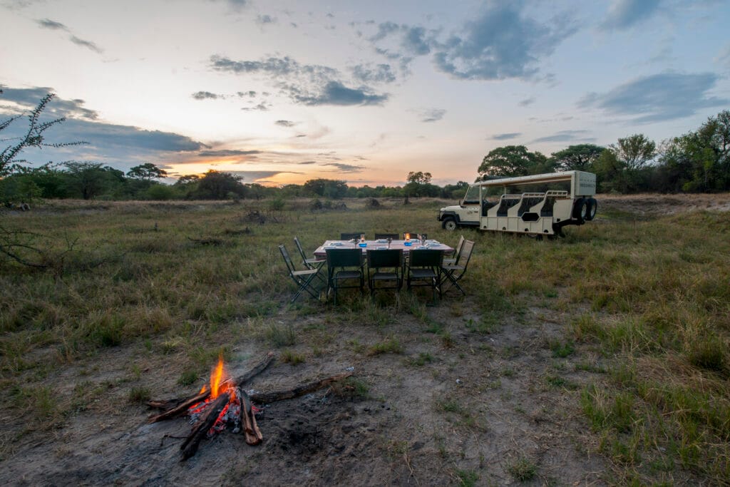 Camping i Okavango Deltaet