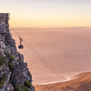Gondolen til toppen af Table Mountain
