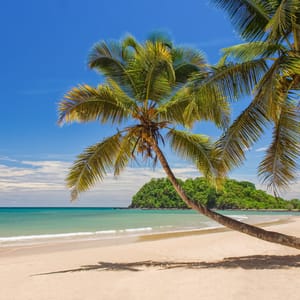 Tropisk strand af Nosy Be Madagaskar