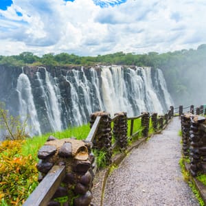 Victoria Falls fra Zambia siden