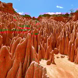Red Tsingy på Madagaskar