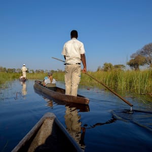 Makoro sejltur i Okavango Delta med gæster