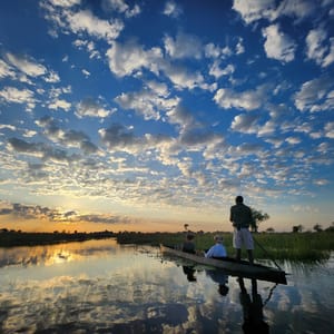 Makoro sejltur i Okavango Delta
