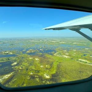 ViewFromAScenicFlightOverTheOkavangoDeltaOf