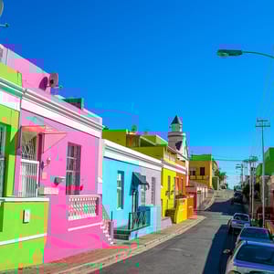 Bo-Kaap område i Cape Town