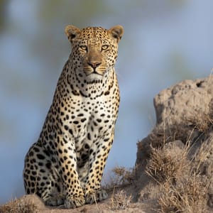 Han Leopard i Timbavati Game Reserve