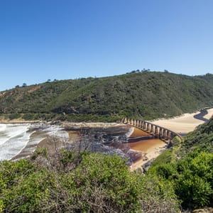 Dolphin Point broen Wilderness Sydafrika