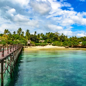 Zanzibar kystlinje i Tanzania