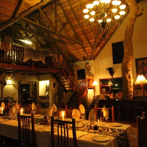 Mpala Safari Lodge dinnertime