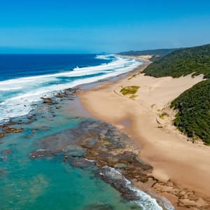 Thonga Beach Lodge Kystlinje