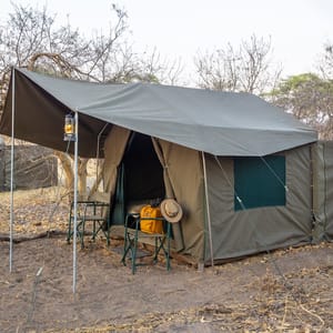 Premium Camping telt udenfor