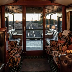 Rovos Rail observationsvogn fra Lounge af