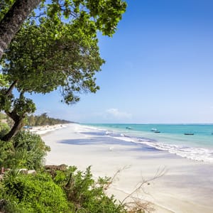 Diani Beach Mombasakysten Kenya
