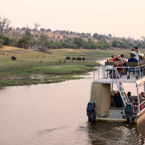 BoatCruiseInTheChobeNationalParkAChannelBetween