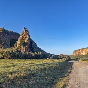 Fischer Tower i Hells Gate National Park Kenya