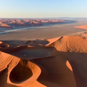 AerialViewOfHighRedDunesLocatedInTheNamib