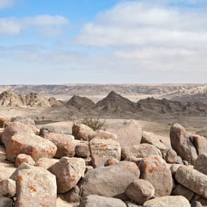 TheDryMoonLandscapeNearSwakopmundNamibia