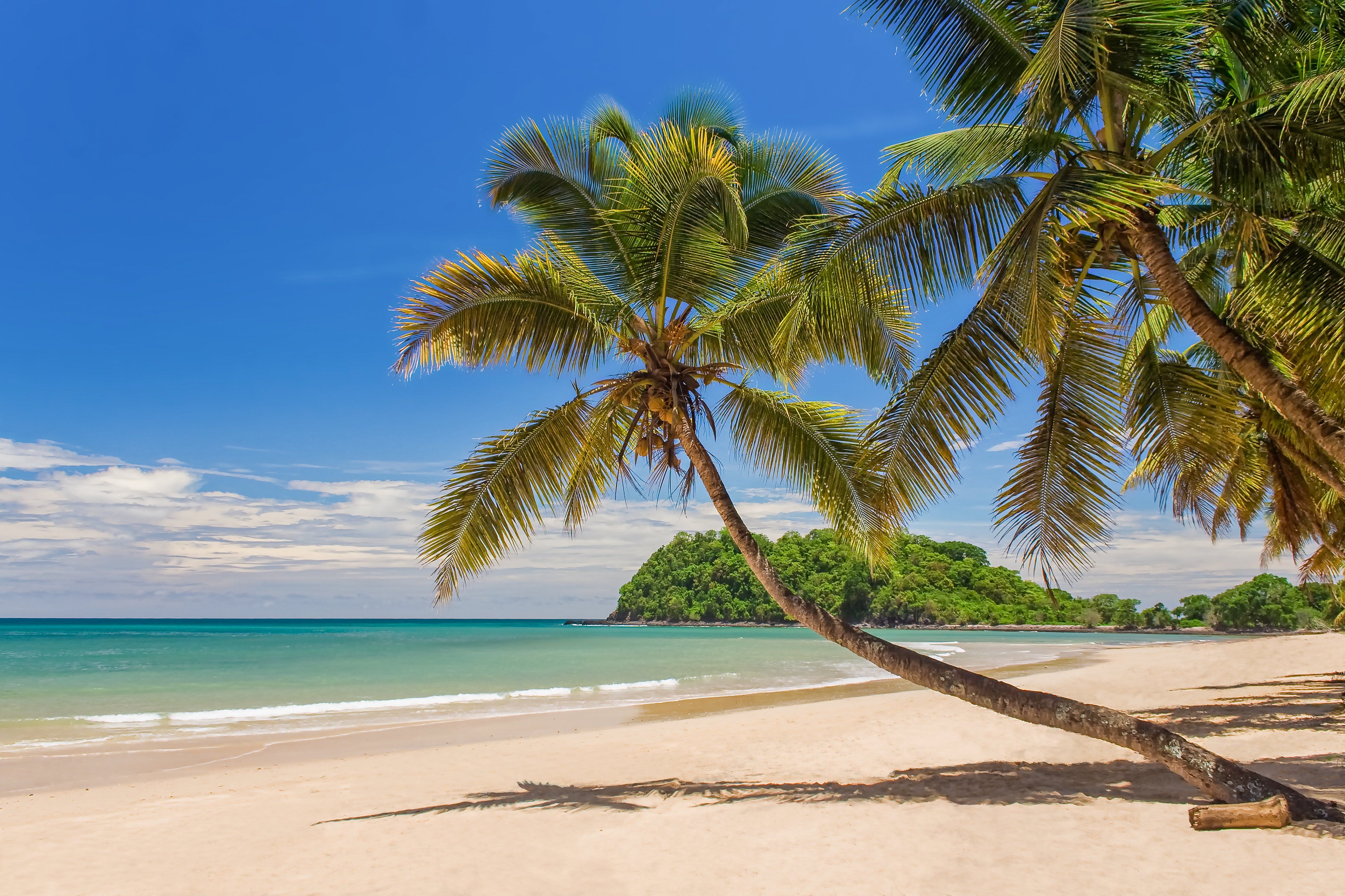 Tropisk strand af Nosy Be Madagaskar
