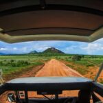 View,Of,The,Red,Road,From,The,Safari,Car,,Tsavo